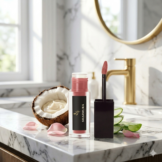Dark Cherry Matte Lip Stain Long Lasting – Shaimura Velvet Noir