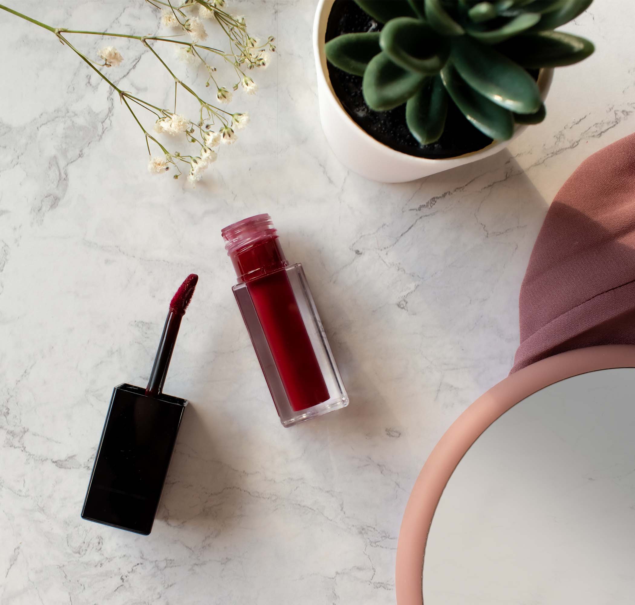 dark cherry matte lip stain long lasting elegant cherry lip tint